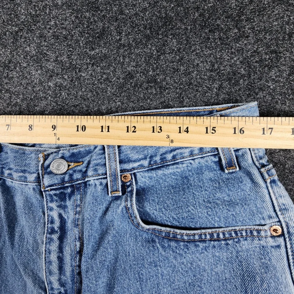 VTG 2000 Levi's 550 Jeans Mens 36x30 Blue Relaxed Fit Light Wash Denim